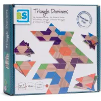 BS Toys Triangular Wooden Logic Dominoes