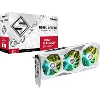 Asrock Radeon RX 7600 Steel Legend 8GB OC - Grafikkort - Radeon RX 7600 - 8 GB GDDR6 - PCIe 4.0 - 3 x DisplayPort, HDMI