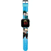 Kids Euroswan LED-klocka med kalender My Hero Academy MHA4008 Kids
