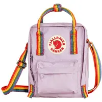Fjällräven Kånken Rainbow Sling Pastel Lavender/Rainbow