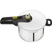 Tefal YS22Q25, 6 l, Keramiska, gas, halogen, Induktion, Gjutjärnsplattor, Svart, Rostfritt stål, 22 cm, Rostfritt stål, 6 personer