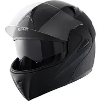 Vevor Motorcykelhjälm, omaskerad, Smart Street ABS och högdensitetshjälm med Bluetooth-kortplats och utbytbart glas, DOT-godkänd bekväm motocrosshjälm, lämplig för ungdomar och vuxna