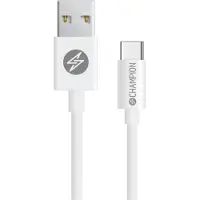 Ginza.se Champion: USB-A till USB-C Kabel 1m Vit