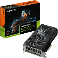 Gigabyte GeForce RTX 5060 Ti WINDFORCE OC 16G - Grafikkort - GeForce RTX 5060 Ti - 16 GB GDDR7 - PCI Express 5.0 - 3 x DisplayPort, HDMI
