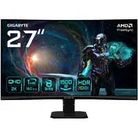 Gigabyte Spelmonitor - - GS27QCA - 27 tum - 2560 x 1440 - 180 Hz - 1 ms