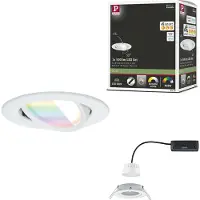 Paulmann 92438 LED-takbelysning, LED-inbyggnadsbelysning Lysdiod-modul LED 6 W Matt vit
