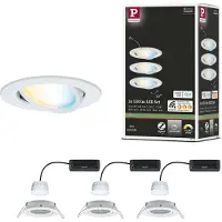 Paulmann 92440 LED-takbelysning, LED-inbyggnadsbelysning 6 W Matt vit