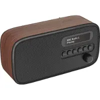 Laura Ashley Dexter-radio, valnöt