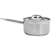 YATO kastrull med lock SS 20x10,5 cm 3,3 l