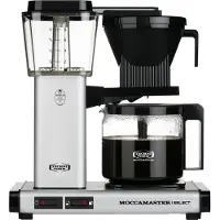 Moccamaster KBG 741, Droppande kaffebryggare, 1,25 l, 1520 W, Svart, Rostfritt stål
