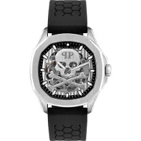 Philipp Plein PWRAA0123 $keleton $pectre Automatisk Herrklocka 42mm svart