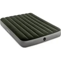 Intex Downy Luftmadras m/indbygget Fodpumpe 137x191x25 cm