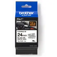 Brother TZFX251 - Svart på vitt - Rulle ( 2,4 cm x 8 m) flexibel tape - för PT-D600 P-Touch PT-2430, 3600, 7600, 9800, D610, D800, E500, E550, H500, P750