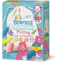 4M Kidzmaker/schablon Silkscreen Målarfigur