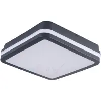 Kanlux S.A. 33380 Beno LED-takbelysning, LED-vägglampa, LED-utomhusbelysning takspotlight, LED-utomhusväggbelysning LED LED fast installerad 18 W Grafitgrå