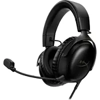 HyperX Cloud III Gaming - Headset - fullstorlek - kabelansluten - USB, 3,5 mm kontakt - svart