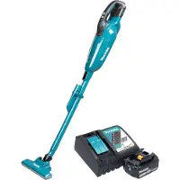 Makita DCL284FRF - Dammsugare - skaft/handhållen (2-i-1) - utan påse - sladdlös - 1 batteri, laddare medföljer