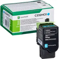 Lexmark C232HC0 Tonerkassett cyan 2.300 sidor