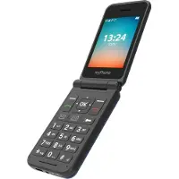 Myphone FLIP LTE, Clamshell, Dubbla SIM-kort, 7,11 cm (2.8), 1,3 MP, 1000 mAh, Blå, Grå
