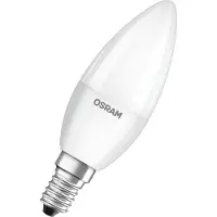 Osram HOMELIGHTING 4058075819474 LED-lamp EEK F (A - G) E14 Kronljusform 4.9 W = 40 W Varmvit (Ø x L) 35 mm x 103 mm 4 st
