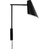 Dyberg Larsen Vägglampa Cale, dimbar, Svart, Vardagsrum / matsal, Metall, Skandinavisk, Vägglampa, vägglampa inomhus