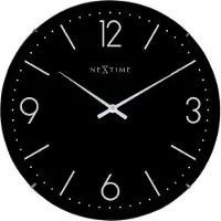 Nextime Basic Dome Väggklocka 35 cm Svart