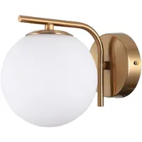 ITALUX vägglampa Raddi WL-5510-1-HBR vit vägglampa