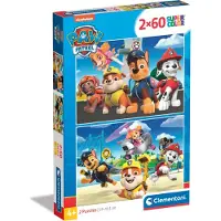 Clementoni Pussel Paw Patrol 2x60 bitar,