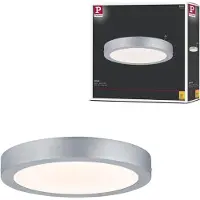 Paulmann LED panel Lunar, Aluminium / grå / zink, Arbetsrum / kontor, Aluminium / grå / zink, LED-panel