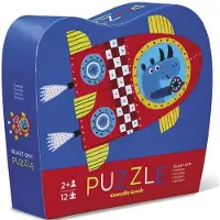Crocodile Creek Pussel - 12 Delar - Blast Off - - One Size - Pussel