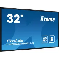 Iiyama ProLite LH3260HS-B1AG - 32 Diagonal klass (31.5 visbar) LED-bakgrundsbelyst LCD-skärm - digital skyltning - med inbyggd SoC-mediespelare - 1080p 1920 x 1080 - kantbelysning - svart, matt finish
