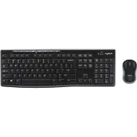 Logitech MK270 Wireless Combo - Sats med tangentbord och mus - trådlös - 2.4 GHz - fransk