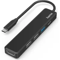 Hama USB-C-dockningsstation Passar till följande märken: univerzálny inkl. laddningsfunktion-lås, USB-C Power Delivery