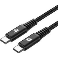Celly Celly: USB-C till USB-C Kabel 100W 2m Svart