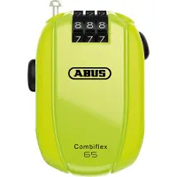 ABUS Combiflex StopOver 65, Vajerlås, Neon Gul