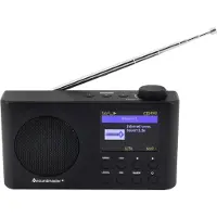 Soundmaster Internet-bordsradio IR6500SW Internet, DAB+, FM uppladdningsbart Svart