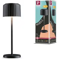 Paulmann 94878 Else Sladdlös bordslampa 2.5 W Varmvit Svart