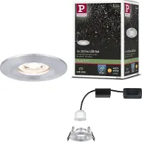 Paulmann 94304 EBL Nova mini Coin LED-inbyggnadsbelysning LED LED fast installerad 4 W Aluminium