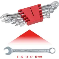 Ks Tools 517.0045 517.0045 Ringskruvnyckelsats Nyckelvidd (Metrisk) (för titel) 8 - 19 mm