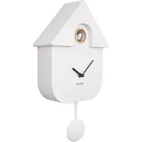 Karlsson Modern Cuckoo KA5768WH väggklocka 41 cm