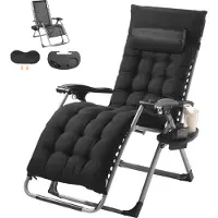Vevor Zero Gravity Chair 26" Zero Gravity Recliner Lounge Chair inomhus och utomhus