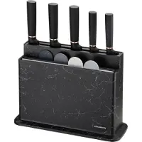 Klausberg set med knivar för skärbräd/utskärning i ställ KB-7834