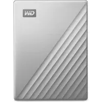Western Digital WD My Passport Ultra for Mac WDBGKC0060BSL - Hårddisk - krypterat - 6 TB - extern (portabel) - USB 3.2 Gen 1 (USB-C kontakt) - 256 bitars AES - silver
