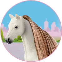 Schleich Horse Club - Hår Beauty Hästar Gyllene Brun - 42653 - - One Size - Leksaker