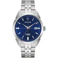 Bulova Sutton Rostfritt Stål Blå Tavla Automatisk 96B425 Herrklocka blå