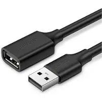UGREEN USB-kabel USB-A till USB-A 5 m svart (UGR399BLK)