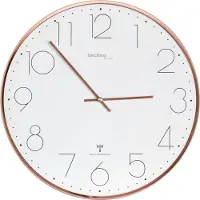 Technoline WT 8235 gold optik Väggklocka DCF 35 cm x 350 mm x 350 mm x 25 mm Roségold