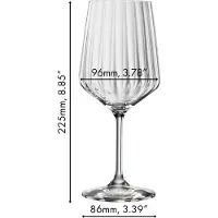 Spiegelau Lifestyle Rödvinsglas 63 Cl 4-pack - Vinglas Kristallglas Klar