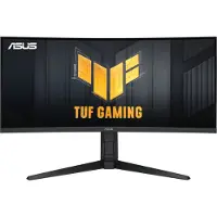 Asus TUF Gaming VG34VQEL1A - LED-skärm - spel - böjd - 34 - 3440 x 1440 UWQHD @ 100 Hz - VA - 300 cd/m² - 3000:1 - HDR10 - 1 ms - 2xHDMI, DisplayPort - högtalare - svart