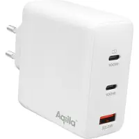 Aqiila Chargebird W4 GaN-laddningsadapter vit, 100 watt (AQWCW4PBI120W928)